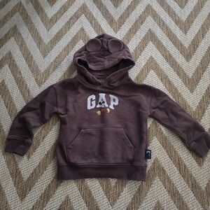 Gap x Disney hoodie sweatshirt in brown